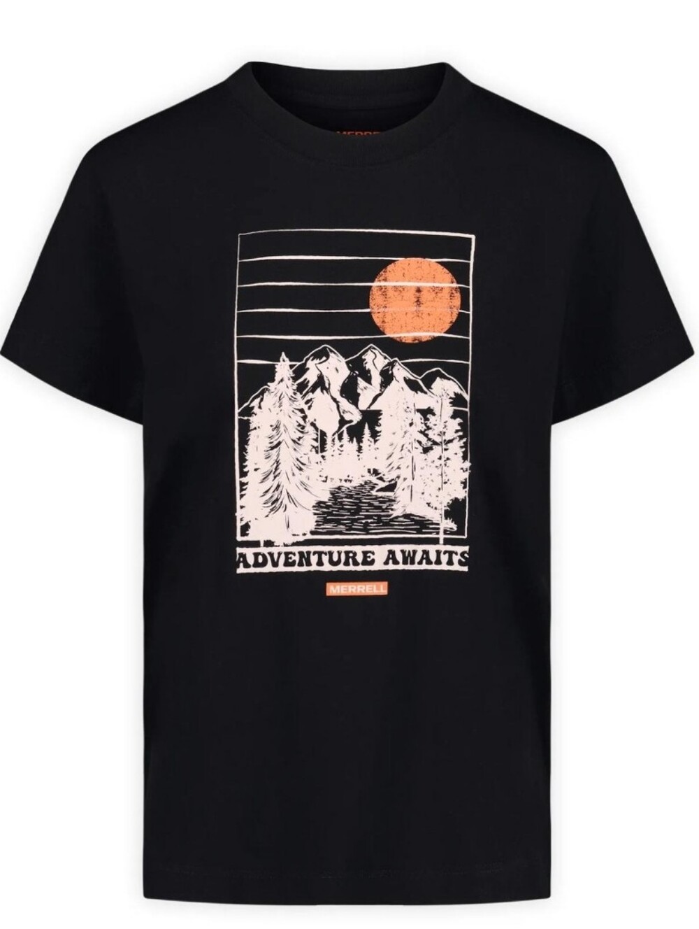 Retro Adventure Graphic Tee, Black